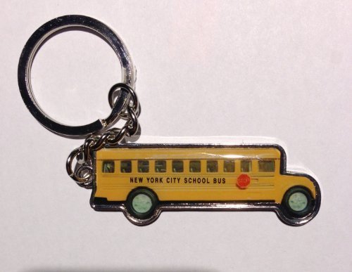 jklNew York City Yellow School Bus Keychain Keyring by JKL