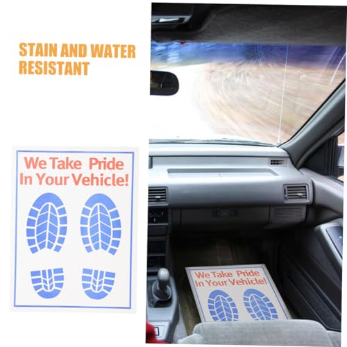 Tapis de sol papier jetable voiture pour protéger la moquette - 3