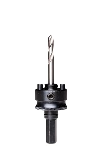 Miniatura 7 de Starrett Taladro piloto con punta de carburo de 1/4 de pulgada, ideal para mejoras profesionales y del hogar, rosca de tornillo de 1/2"-20, tamaño