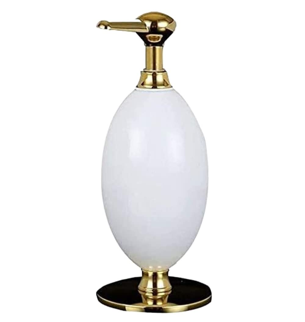 Dispenser per lozione, Sapone Liquido, Dispenser per Mani e Piatti, Ricaricabile, per lavello da Cucina e Piano del Bagno, flacone Doccia (Blu: Dimensioni 20 * 8 cm)