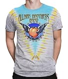 Liquid Blue Men's Allman Bros Flying Peach Short Sleeve T-Shirt,Multi,X-Large