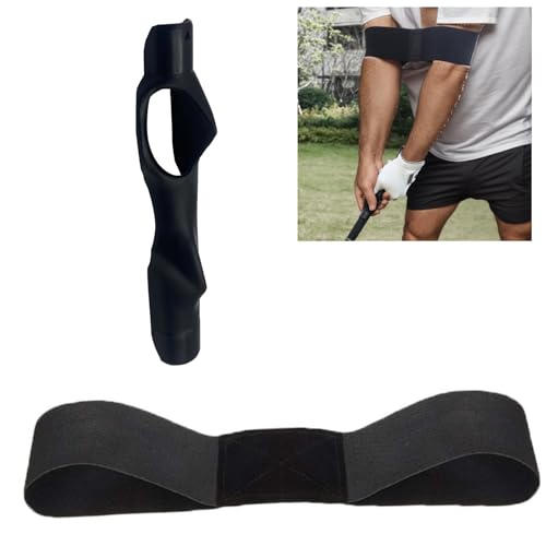 MENGYUEXUAN Golf Grip Trainer with Swing Correction Strap