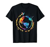 Artistic Earth Watercolor Travel World Traveling Colorful T-Shirt