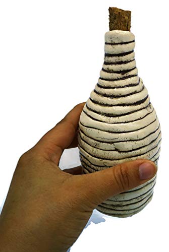 Handcrafted Rustic Ceramic Bottles with Cork Stoppers for Eclectic Home Decor – Artisanal Portuguese Clay Vases - Image 3