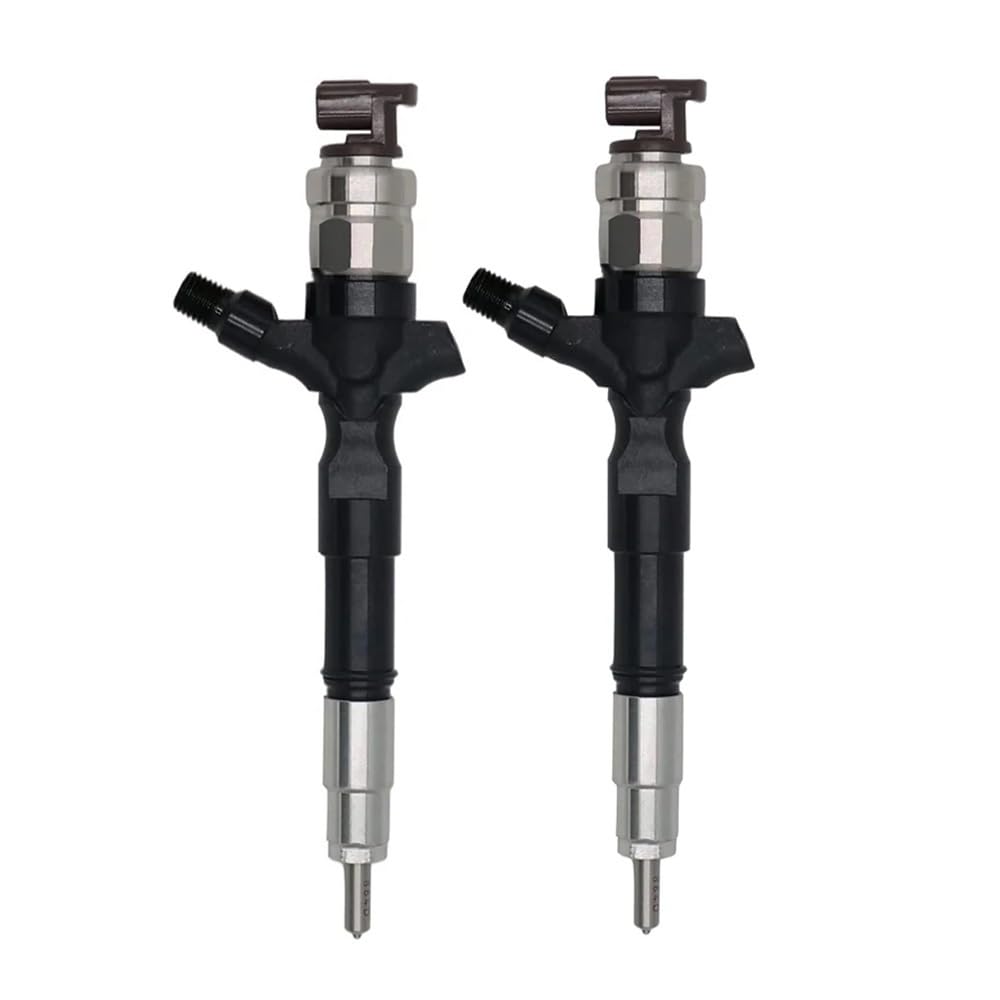 Hsugftmz 2Pcs 2/4Pcs Diesel Fuel Injectors 23670-30400 295050-0460 For 1Kd 2Kd 2.5 D Engine(2Pcs)