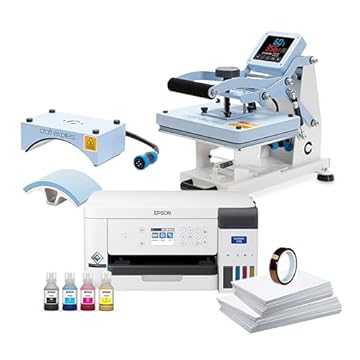 best sublimation printer and heat press bundle