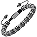 MagnetRX® Braccialetto magnetico ematite - Braccialetti magnetici in ematite con perline, 1 Count (Pack of 1), Ematite