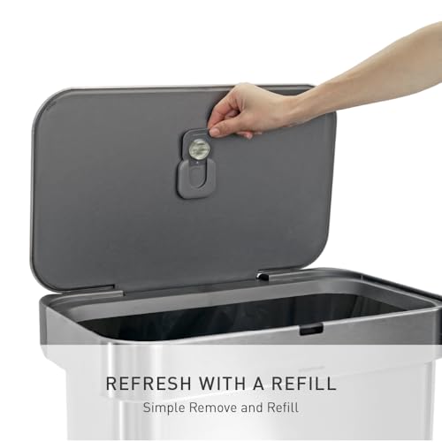 simplehuman Odorsorb® Pod Starter Pack, Trash Can Odor Eliminator with Plant-Based Oils, 45-Day Continuous Odor Control, No Harsh Chemicals or Cover Scents, Includes Pod Holder and 2 Pods - image 6