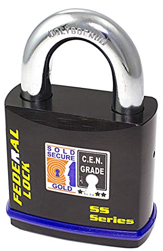 Federal FD740 - Candado de alta seguridad, color dorado