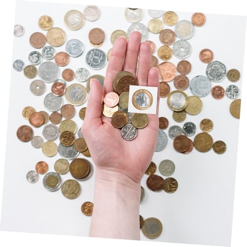Estuche para guardar monedas coleccionables papel resistente clip blanco exposiciones 400 uds 5