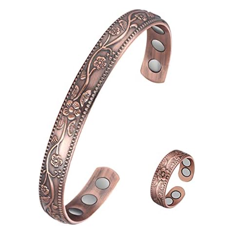 Jeracol Kupfer Magnetarmband für Damen und Herren Cover