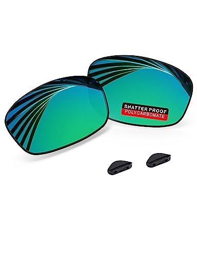 Image of PRO+ Polycarbonate Replacement Lenses & Nose Pads for Oakley Fives Squared(4+1) OO9238 Sunglasses
