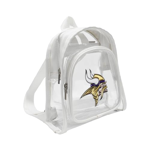 Littlearth NFL Clear Mini Backpack Minnesota Vikings