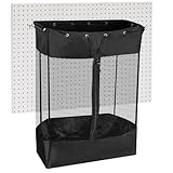 Pegboard Baskets,Pegboard Wall Organizer with Take and Go Design,Extra Large (26*18*11 Inches) Mesh Peg Board Organizer Accessories ,Easy Access Zipper for Home Sport Garage Storage (EXTRA LARGE)