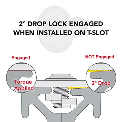 8020, 3342, 10 Series, 1/4-20 X 0.5 Inch 1/2 Inch Flanged Button Head Socket Cap Screw (Fbhscs) (25 Pack) Bolt Hardware Pack For 8020 Aluminum Extrusions #TOP2