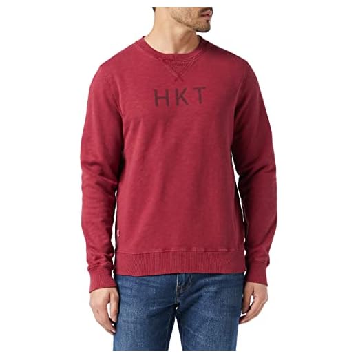 HKT by Hackett Hkt Crew Sudadera, (Red 255), Medium para Hombre
