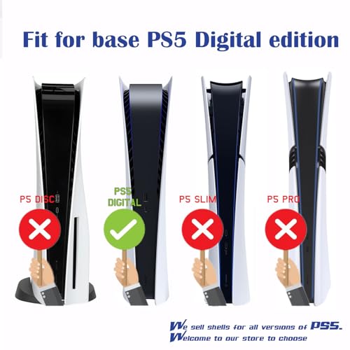 PEYANZ Vinyl Skin Compatible with PS5 (Digital Edition) | HD Print, Scratch Resistant, Bubble-Free Application by PEYANZ - Image 2