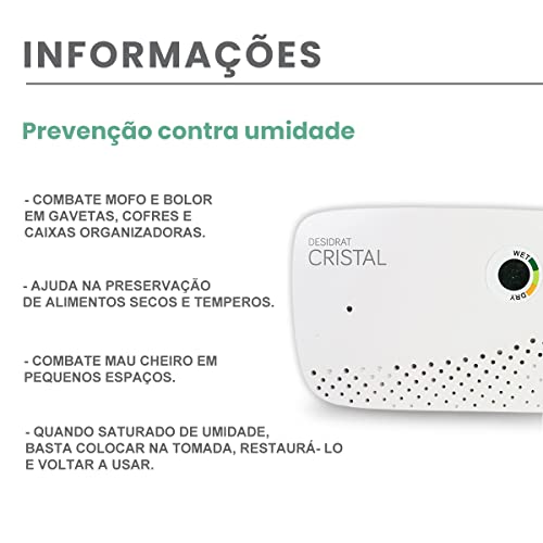 Desumidificador de ar Desidrat Cristal – Bivolt