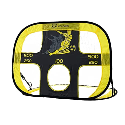 Pop Up Kids Soccer Goal, Portable Foldable Soccer Goals Nets Set For Backyard Indoor Outdoor Games Training Practice For Kids Age 6-8 Year Old… #TOP30