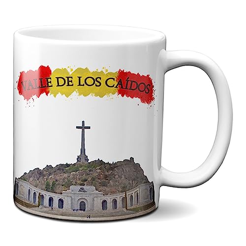 Planetacase Taza Valle de los caidos Recuerdo España Ceramica 330 mL