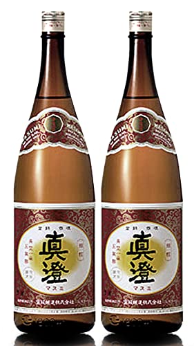【2本セット】真澄 普通酒「銀撰・赤ラベル」(1800ml) 箱無 (のし紙 リボン掛け ギフト包装 メッセージカード可)