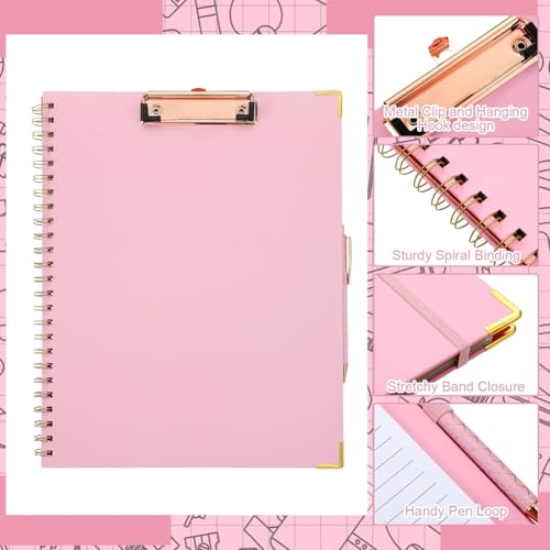 Bloc-notes rechargeable avec 5 intercalaires et 10 poches - 5