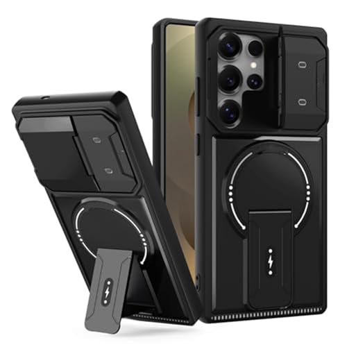 Housse magnétique Samsung Galaxy S26 finition premium noire avec stand