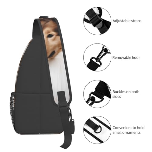 Bolso Shelties Dog Cross para hombre y mujer miniatura 5