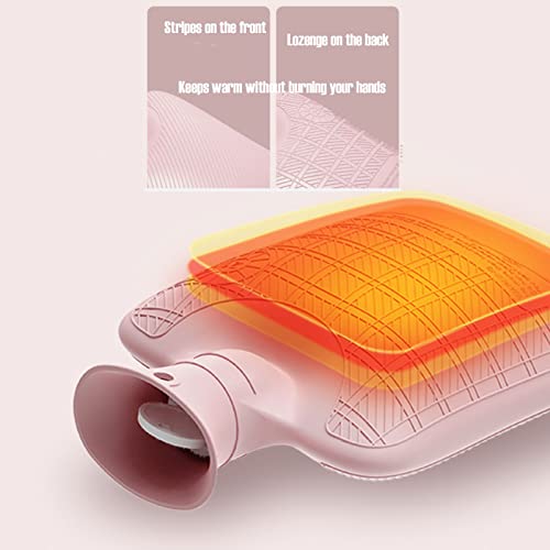 Bouillotte 2L cadeau idéal avec sa housse douce pour les personnes âgées