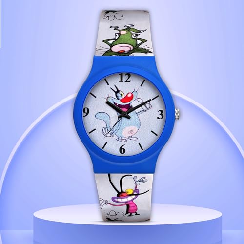 Image of Acnos Character Kid's Happy Colorful Water-Resistant Durable Watch for Boys Kids Boy with Fun Designs Adjustable Strap Positive Messages Watch for Kids