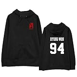 Monsta X Hoodies KPOP Korean Sudadera con Capucha HYUNGWON Jooheon IM Shownu NINHYUK KIHYUN Casual Moda Manga Versión Suelta larg Tops para Hombres Mujeres