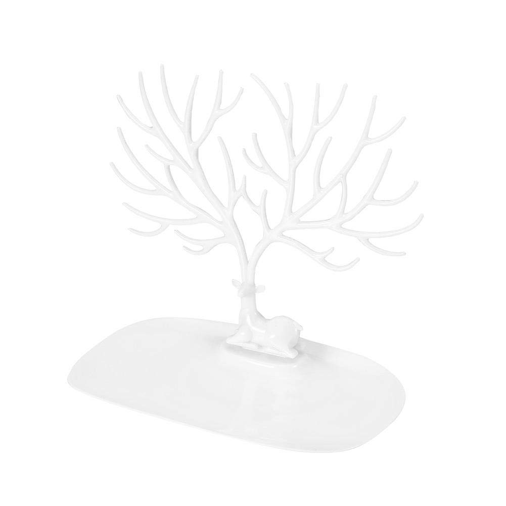 Neck Display Rack, Necklace Bracelet Pendant Jewelry Organizer Jewelry Decor Organizer Jewelry Holder, Necklace Holder for Jewelry Stores Boutiques(white)