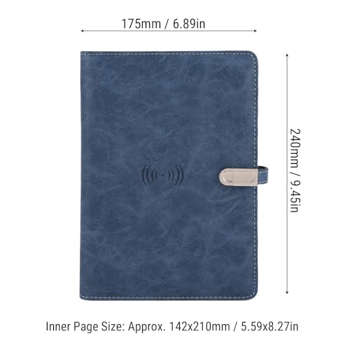 Bloc-notes multifonction 15W avec batterie 8000mAh et clé USB 16 Go intégrée - 5