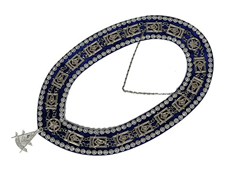Masonic Past Master Apron 100% Lambskin & Chain Collar + Free Jewel