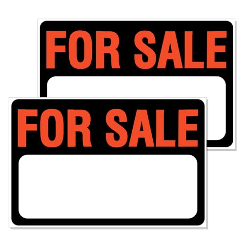 2 Pack For Sale Sign Car Stickers, 12