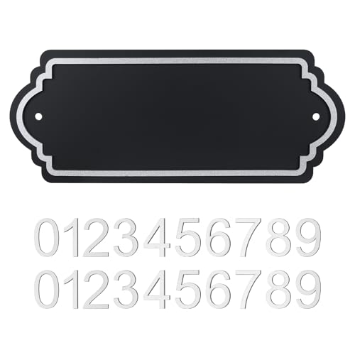 House Numbers for Outside, Address Plaques, Mailbox Numbers, Featuring Two Sets of 0-9 Numeric Combinations...