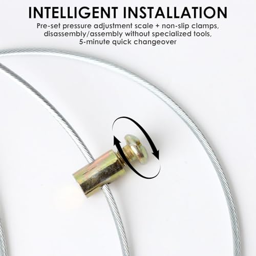Gasseil Gaszug Reparatursatz Ø2,0mm mit Z-Endstück Kabelmantel, 1.80 Meter Seilzug Rasenmäher Radantrieb Gaszug mit Schraubnippel für Rasenmäher Einachsschlepper Freischneider Motorhacke Motorfräse