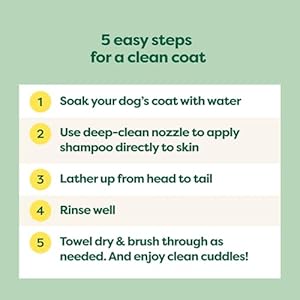 Earth Rated Coat-Specific 3-in-1 Double-Coated Dog & Puppy Shampoo, Conditioner & Deodorizer, Formulated to Tackle Tangles and Shedding, Refreshing White Tea & Basil Scent, 16 oz.