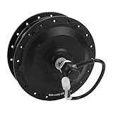 Alomejor 48V 500W Elektrofahrrad-Nabenmotor-Umrüstsatz für Vorderradantrieb, Wasserdichter Motor aus Aluminiumlegierung für Mountainbikes, Cruiser mit 30 Km/h Geschwindigkeit und 63 Nm Drehmoment