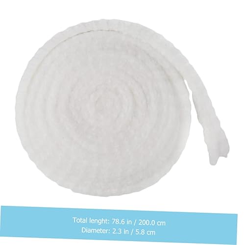 Miniatura 2 de FRCOLOR 4 rollos de cinta de algodón elástico de malla elástica cinta atlética cinta deportiva cinta de malla cinta de envoltura atlética accesorios