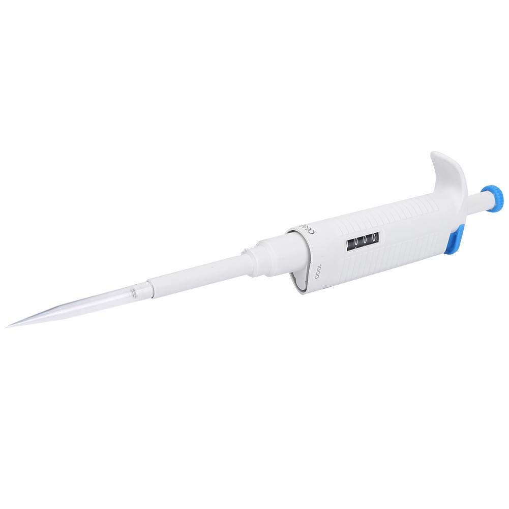 Pipeta manual automática de alta precisión de precisión Conjunto completo Pipeta ajustable Micropipeta de 100 a 1000 ul para muestreo y dispensación