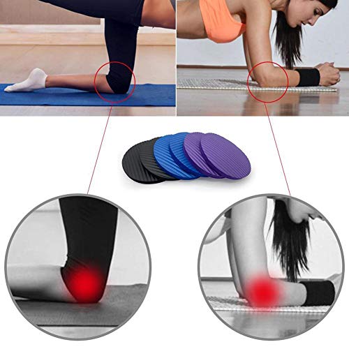 Wwdz 17 * 17 * 1.5Cm Round Cake Nbr Support Sports Yoga Mat Flat Fitness Joints Mat 15Mm Support High Density Exercise Nbr R H8Z9 Protect #TOP3