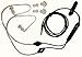 3.5mm Anti-Radiation, Stereo, Air Tube, Noise Isolating, Ear Buds with On-Off-Answer Volume Control Microphone for Smart Phone, Laptops, MP3 Players, Tablets and More Devices.