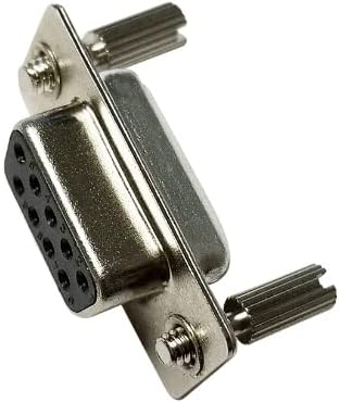 D SUB 9 Dust Proof Shell Male 9Pin Zinc Alloy Silver Shield 5W1