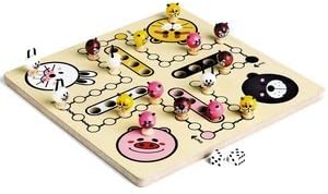 Nathan 336176 Animal Race Counting Game, Multi Color Toy