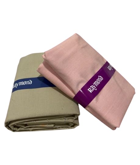 raymond fabrics Raymond Makers Men’s Shirt & Trouser Fabric Combo | Solid Shirt Fabric with Formal Trouser Fabric | Unstitched Dress Material for Office & Formal Wear-picture-31