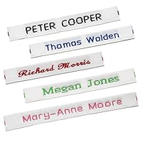 90 Woven Sew in Name Tapes Labels for School Uniforms, Nursery, Daycare, & Care Home Clothing