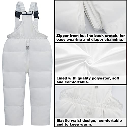 Image of Kids 2-Piece Snowsuit Toddler Baby Boys Girls Winter Wear Ski Jacket & Snow Bib Pants Ski Suit, 1-6 Years