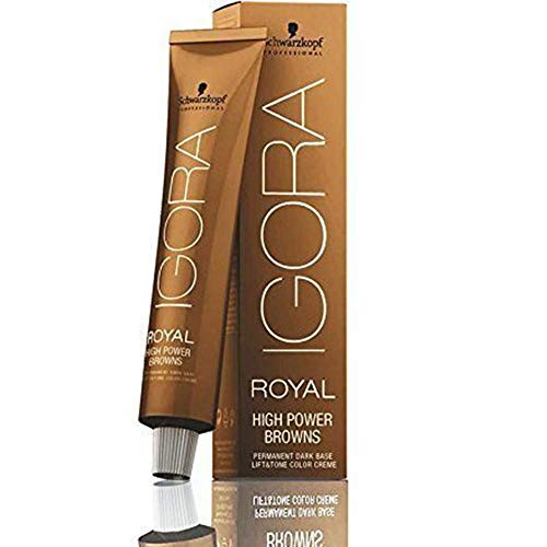 Schwarzkopf Professional Igora Royal High Power Browns B-6, Brown Chocolate, 2.1 Ounce