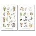 Baby Waldtiere Sticker Set | Niedliche Aufkleber | Journal Sticker | Planersticker | Sticker Fuchs, Eichhörnchen | Sticker Tiere